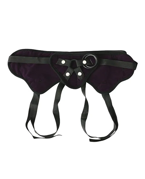 Sportsheets Curvy Collection Plush Adjustable StrapOn Plus Size Purple Sportsheets Female Sex Toys