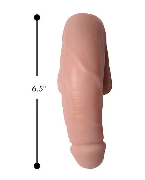 Strap U Dildos StrapU Large Bulge Soft Packer Dildo 65in Vanilla