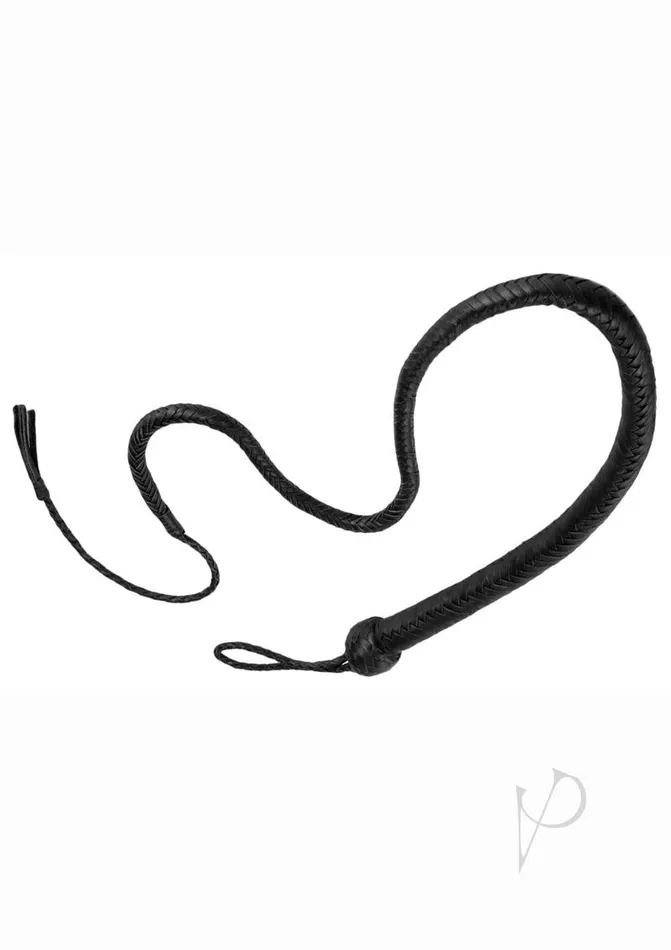 Strict Leather Turkish Knot Whip 4ft Black Strict Leather Restraints