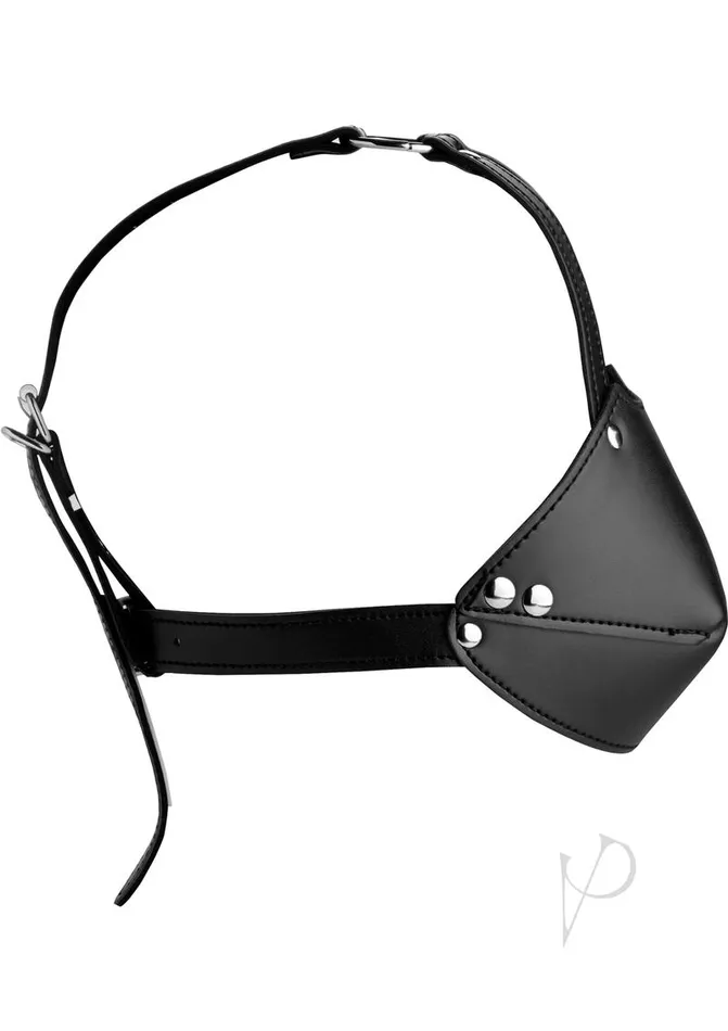 Strict Mouth Harness with Ball Gag Black Strict Female Sex Toys
