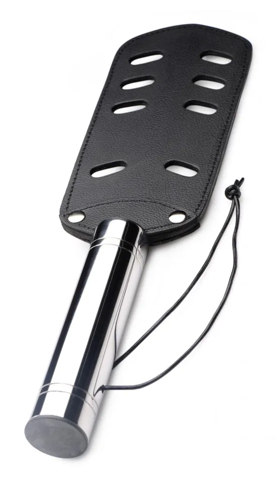 Strict Restraints Leather Paddle With Slots
