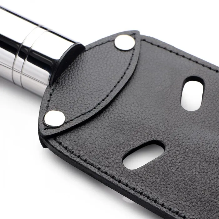 Strict Restraints Leather Paddle With Slots