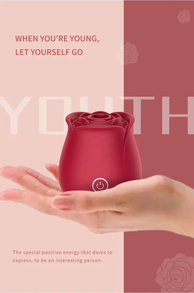 Strong Suction Rose Toy Vibrator Wild Night Fantasies Vibrators