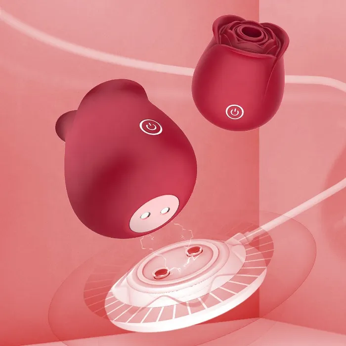Strong Suction Rose Toy Vibrator Wild Night Fantasies Vibrators