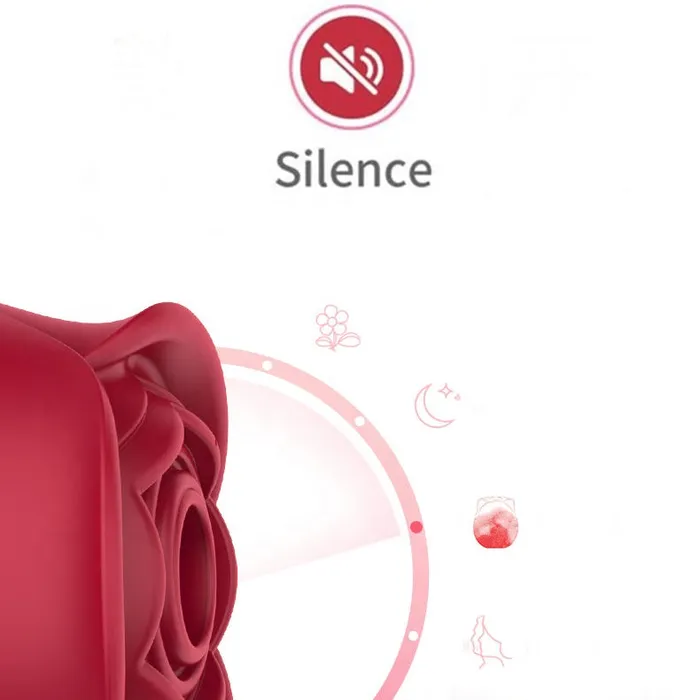 Strong Suction Rose Toy Vibrator Wild Night Fantasies Vibrators