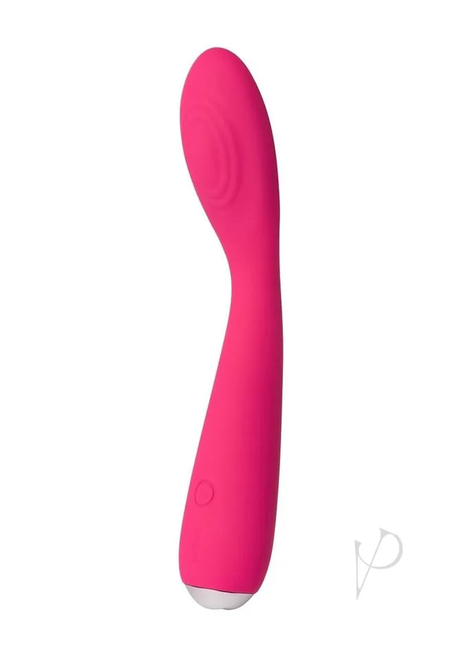 Svakom Female Sex Toys Svakom Iris Silicone GSpot Rechargeable Vibrator Plum RedSilver