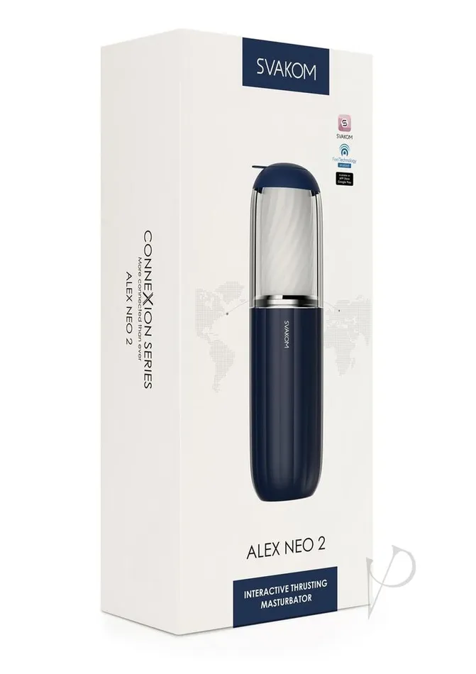 Svakom Male Sex Toys Svakom Alex Neo 2 Interactive Thrusting Rechargeable Masturbator Black Svakom Male Sex Toys Svakom Alex Neo 2 Interactive Thrusting Rechargeable Masturbator Black