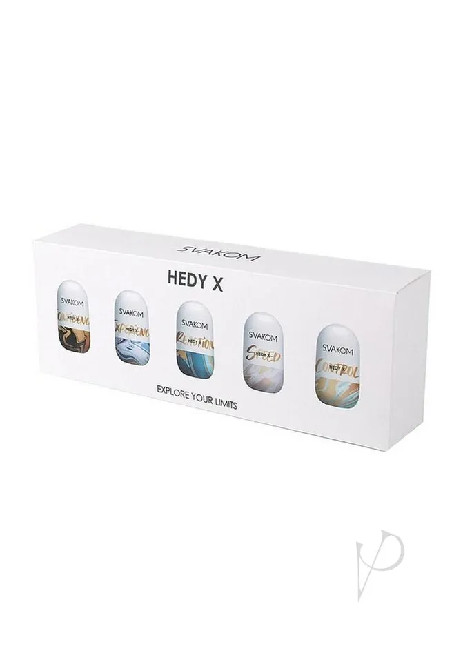 Svakom Male Sex Toys Svakom Hedy XMix Stroking Sleeve Set 5 Piece Vanilla