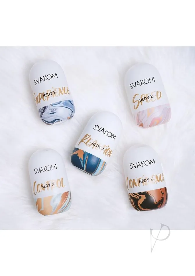Svakom Male Sex Toys Svakom Hedy XMix Stroking Sleeve Set 5 Piece Vanilla Svakom Male Sex Toys Svakom Hedy XMix Stroking Sleeve Set 5 Piece Vanilla