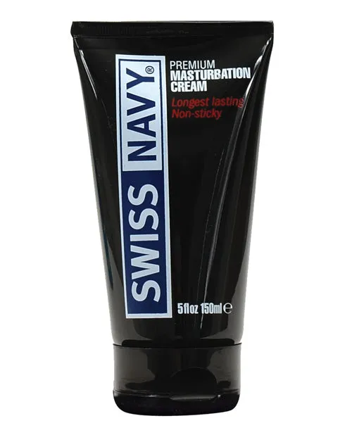 Swiss Navy Masturbation Cream 5oz148ml Swiss Navy Vibrators