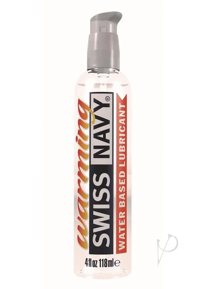 Swiss Navy Warming Water Based Lubricant 4oz118ml Swiss Navy Lubricants