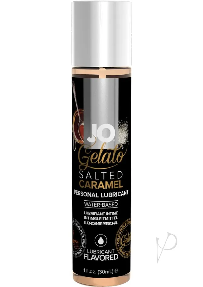 System Jo JO Gelato Water Based Flavored Lubricant Salted Caramel 1oz Lubricants System Jo JO Gelato Water Based Flavored Lubricant Salted Caramel 1oz Lubricants