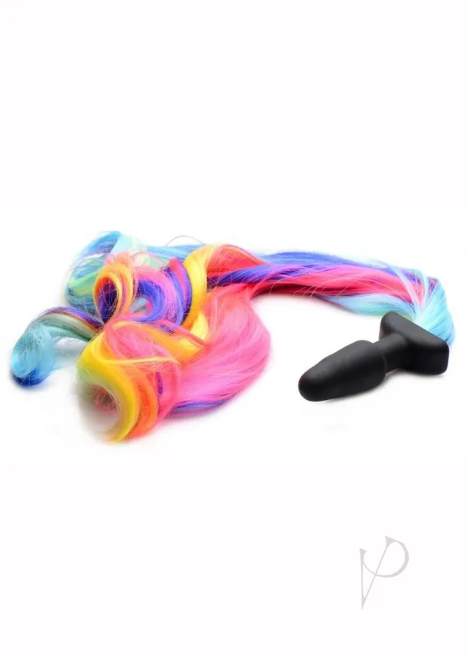 Tailz Anal Tailz Pony Tail Anal Plug Rainbow