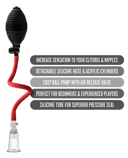 Temptasia Temptasia Beginners Clitoral Pump Red Female Sex Toys