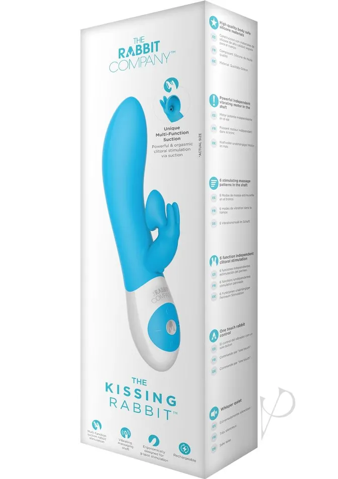 The Rabbit Company The Kissing Rabbit Rechargeable Silicone Rabbit Vibrator Blue The Rabbit Company Vibrators The Rabbit Company The Kissing Rabbit Rechargeable Silicone Rabbit Vibrator Blue The Rabbit Company Vibrators