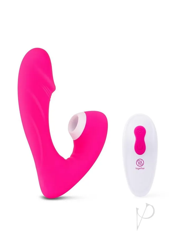 Together Toys Female Sex Toys Together Toys Internal Kisses Silicone Rechargeable Dual Stimulation Vibrator with Remote Control Pink Together Toys Female Sex Toys Together Toys Internal Kisses Silicone Rechargeable Dual Stimulation Vibrator with Remote Control Pink