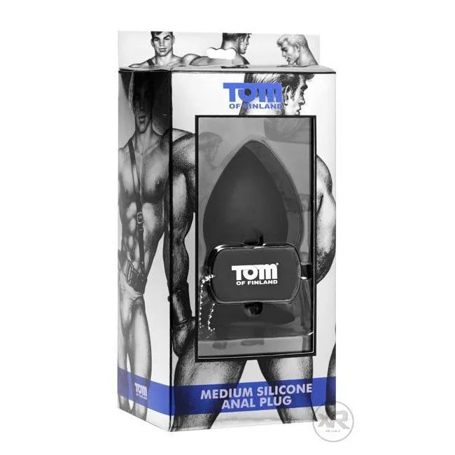 Tom of Finland Medium Silicone Anal Plug Tom of Finland Male Sex Toys