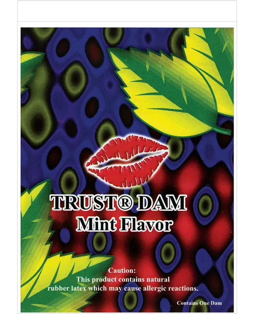 Trust Dam Latex Dental Dam Mint Latex Dental Dam Vibrators