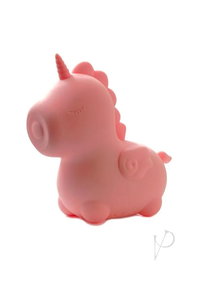 Unihorn Heart Throb The Pulsing One Silicone Clitoral Stimulator Pink Unihorn Female Sex Toys