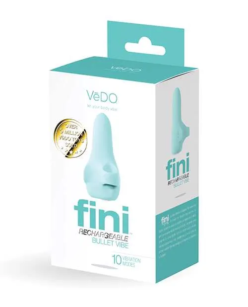 VeDO Fini Rechargeable Bullet Vibe Turquoise Vedo Vibrators