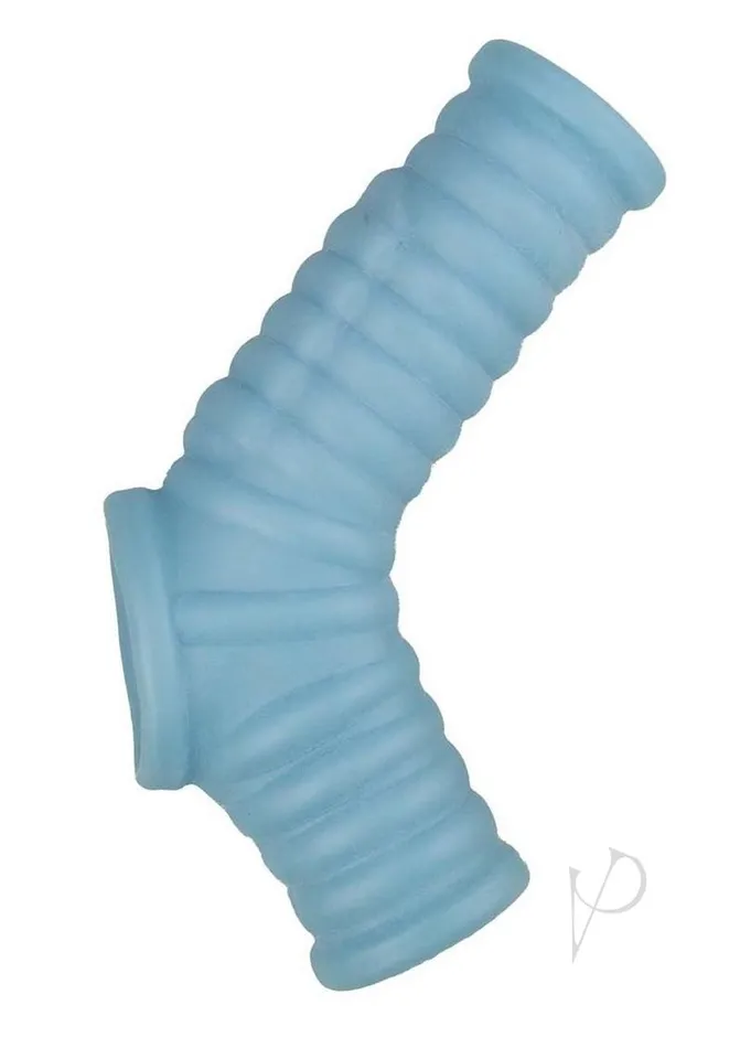 Vibrating Power Sleeve Ribbed Fit Blue Nasstoys Male Sex Toys