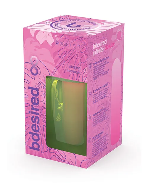 Vibrators Bdesired Bdesired Infinite Deluxe LE Flamingo Vibrator Pink