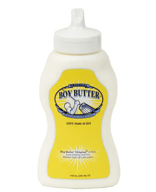 Vibrators Boy Butter Boy Butter Churn Style 9 oz Squeeze Bottle