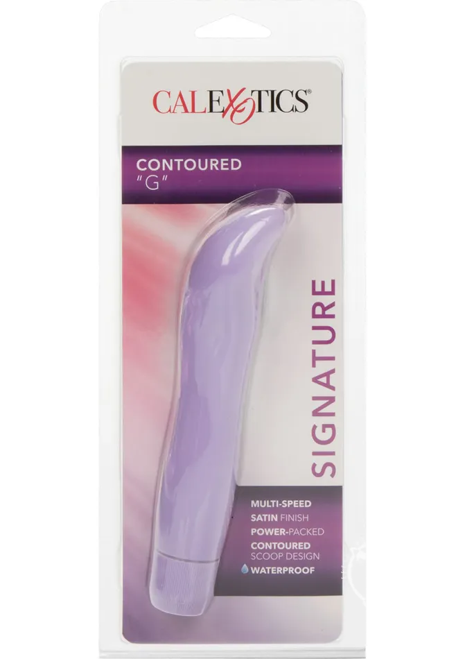 Vibrators Contoured G GSpot Vibrator Purple Hard Vibes