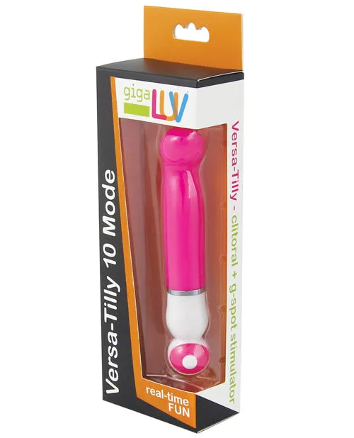 Vibrators Gigaluv GigaLuv VersaTilly 10 Mode Pink Vibrators Gigaluv GigaLuv VersaTilly 10 Mode Pink