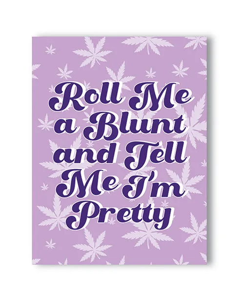 Vibrators Kush Kards Roll Me a Blunt 420 Greeting Card
