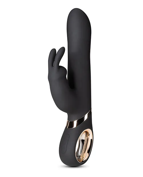 Vibrators Lush By Blush Blush Victoria Rechargeable Silicone Rabbit Vibrator Black Vibrators Lush By Blush Blush Victoria Rechargeable Silicone Rabbit Vibrator Black