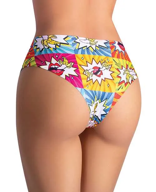 Vibrators Mememe Mememe Comics Curious Girl Printed Slip LG