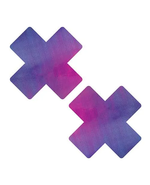 Vibrators Neva Nude Neva Nude Chameleon Color Changing X Factor Pasties PinkPurple