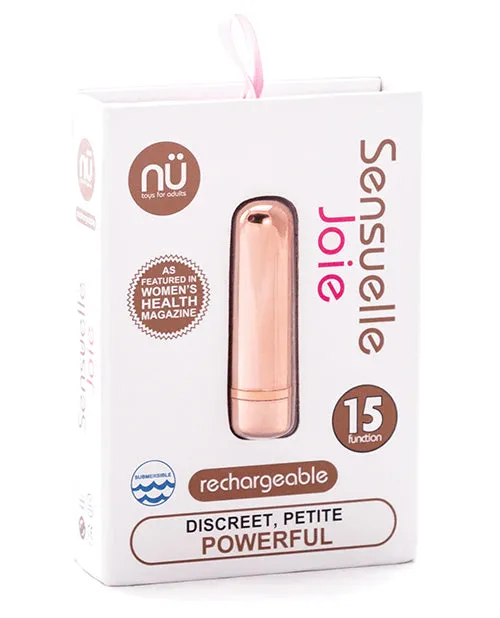Vibrators Nu Sensuelle Nu Sensuelle Joie Rechargeable Bullet Rose Gold
