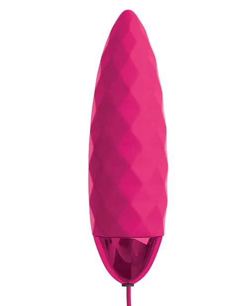 Vibrators Omg OMG Bullets Fun USBPowered Silicone Vibrating Bullet Pink