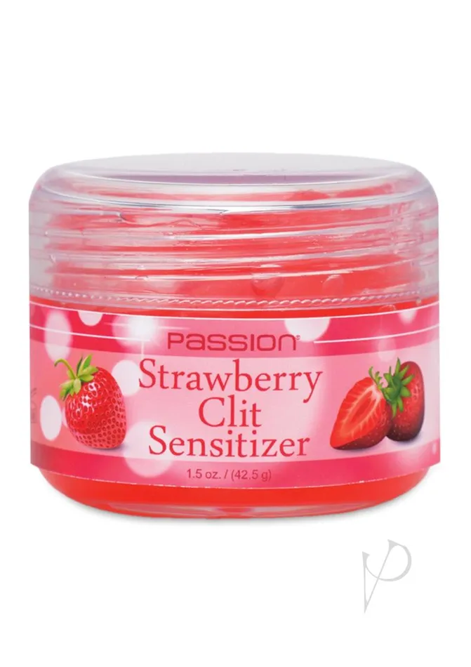 Vibrators Passion Passion Clit Sensitizer Strawberry 15oz