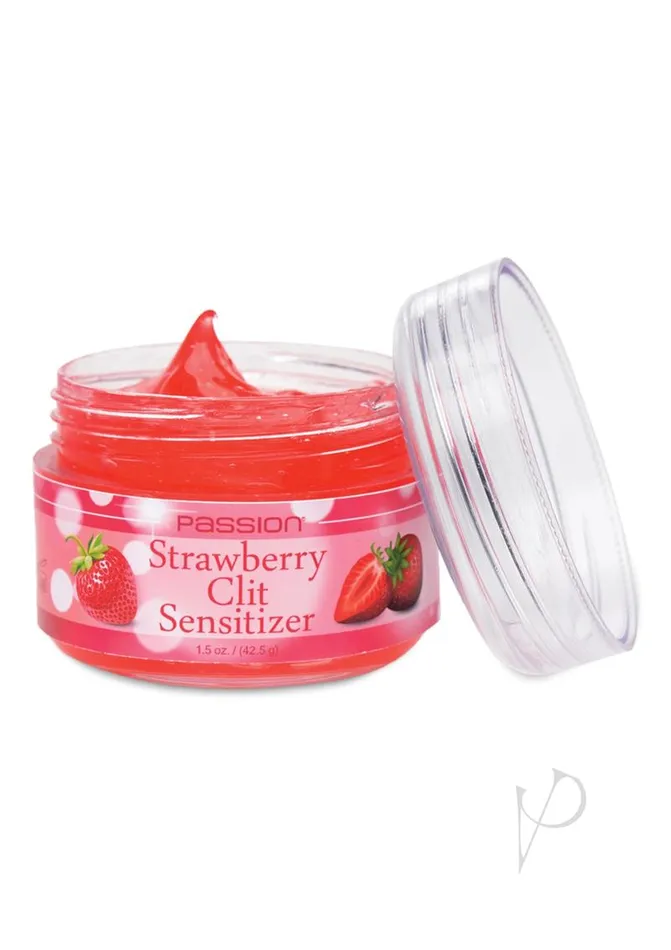 Vibrators Passion Passion Clit Sensitizer Strawberry 15oz Vibrators Passion Passion Clit Sensitizer Strawberry 15oz