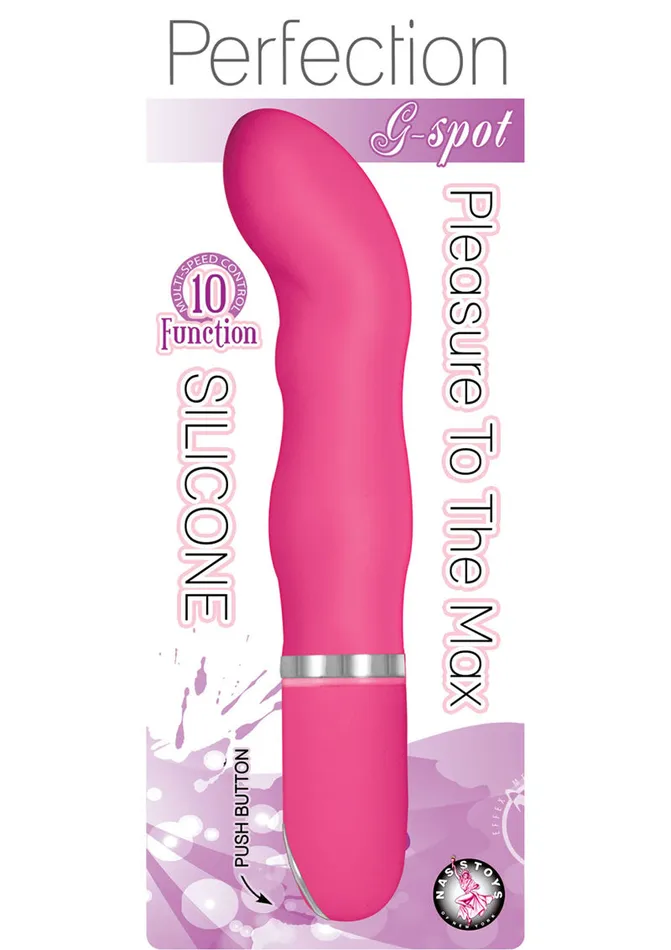 Vibrators Perfection Perfection GSpot Silicone Vibrator Pink