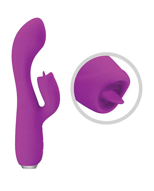Vibrators Pretty Love Gloria Licking Rabbit Fuchsia Pretty Love