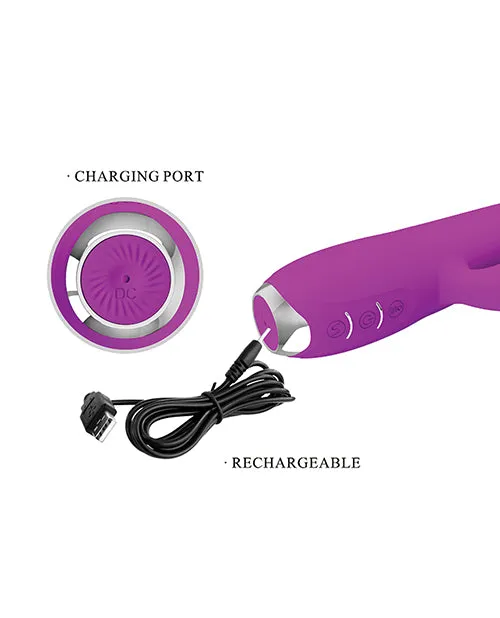 Vibrators Pretty Love Gloria Licking Rabbit Fuchsia Pretty Love