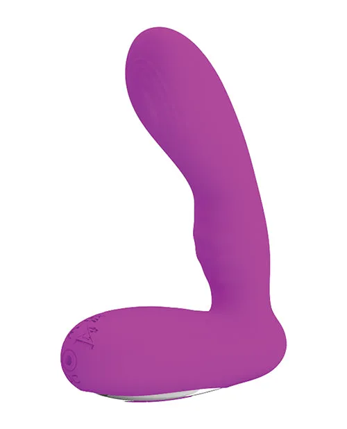 Vibrators Pretty Love Pretty Love Piper Double Pulsation Vibe Fuchsia