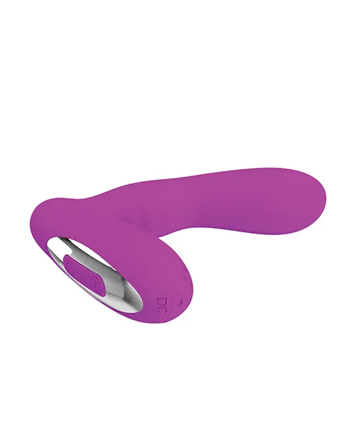 Vibrators Pretty Love Pretty Love Piper Double Pulsation Vibe Fuchsia