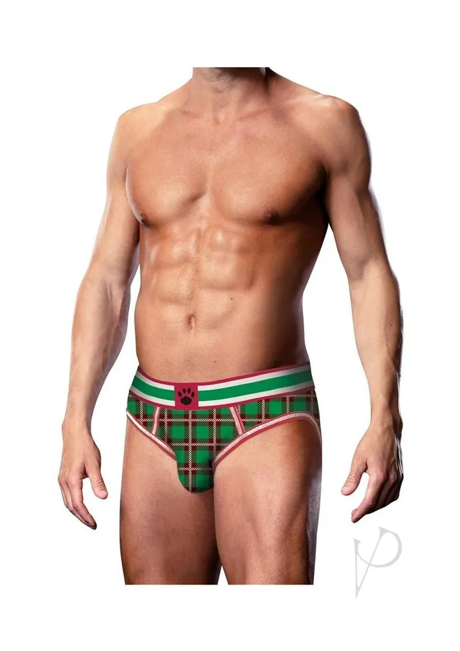 Vibrators Prowler Prowler Tartan 2 Open Brief XXLarge GreenRed Vibrators Prowler Prowler Tartan 2 Open Brief XXLarge GreenRed