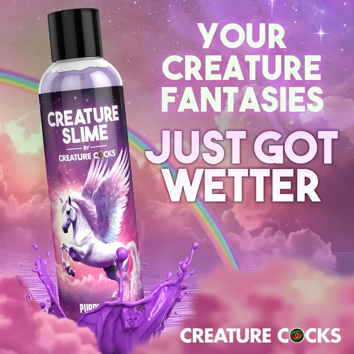 Vibrators Purple Creature Slime WaterBased Lubricant Creature Cocks