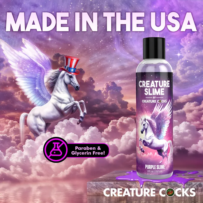 Vibrators Purple Creature Slime WaterBased Lubricant Creature Cocks