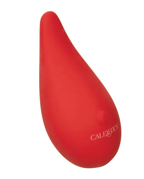 Vibrators Red Hot Red Hot Flicker Rechargeable Silicone Massager Red