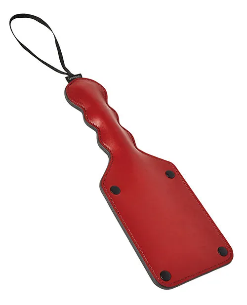 Vibrators Saffron Square Paddle Red Saffron