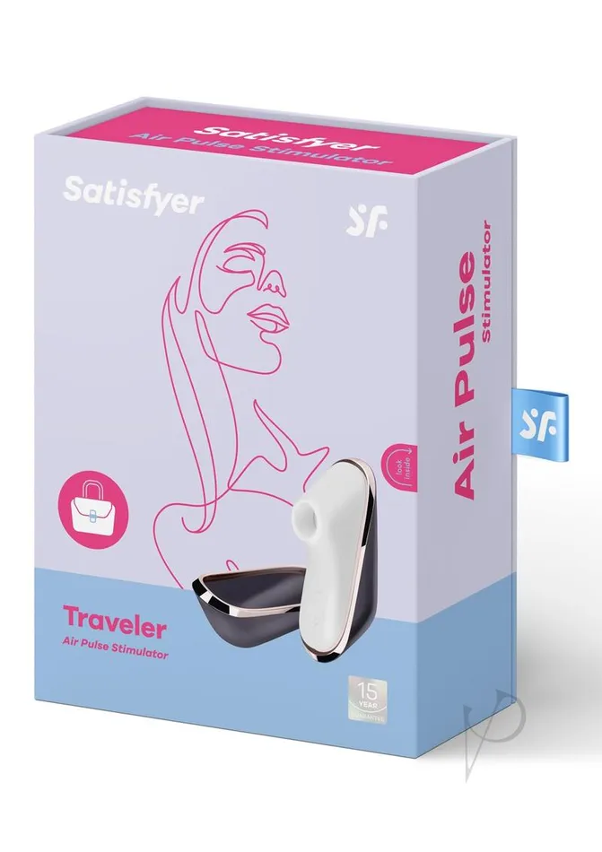 Vibrators Satisfyer Pro Traveler USB Rechargeable Silicone Clitoral Stimulater Waterproof Purple Satisfyer Vibrators Satisfyer Pro Traveler USB Rechargeable Silicone Clitoral Stimulater Waterproof Purple Satisfyer