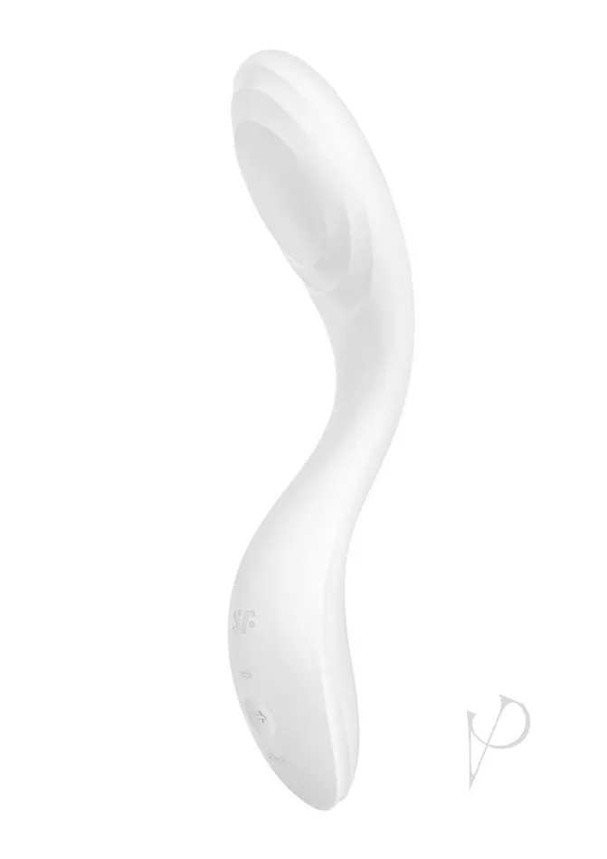 Vibrators Satisfyer Rrrolling Pleasure Rechargeable Silicone Vibrator White Satisfyer