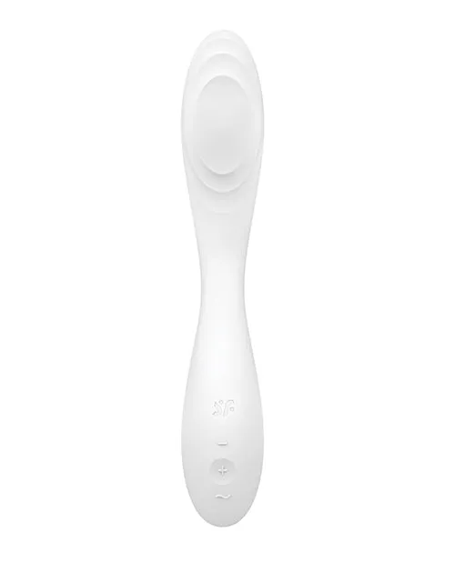 Vibrators Satisfyer Rrrolling Pleasure Rechargeable Silicone Vibrator White Satisfyer